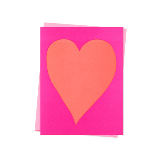 Pink Heart Card