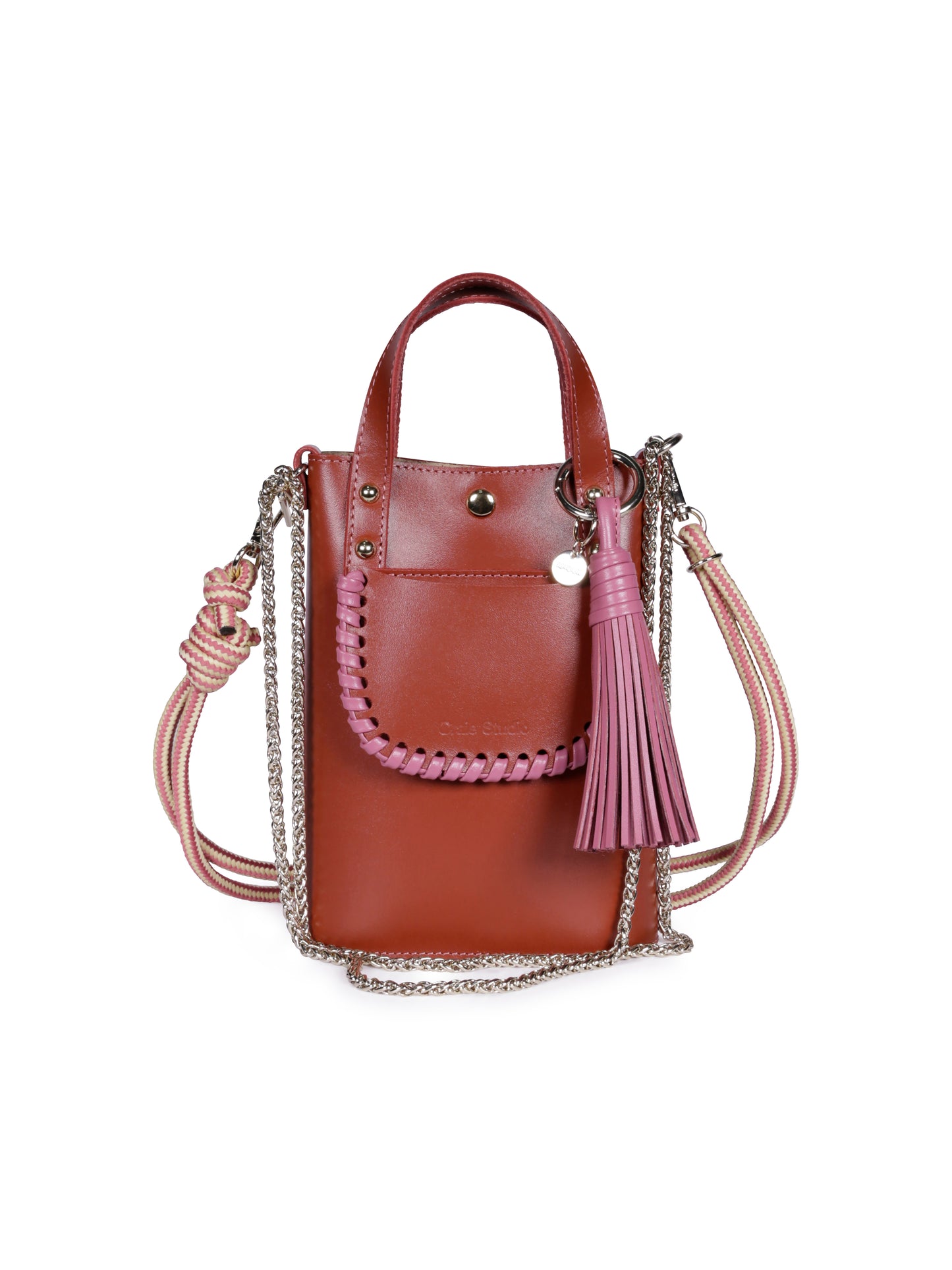 Ame Leather Bag ~ Terra Blush