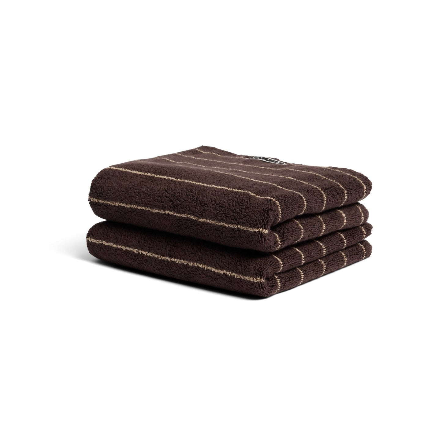 Hand Towel Pin Stripe Espresso