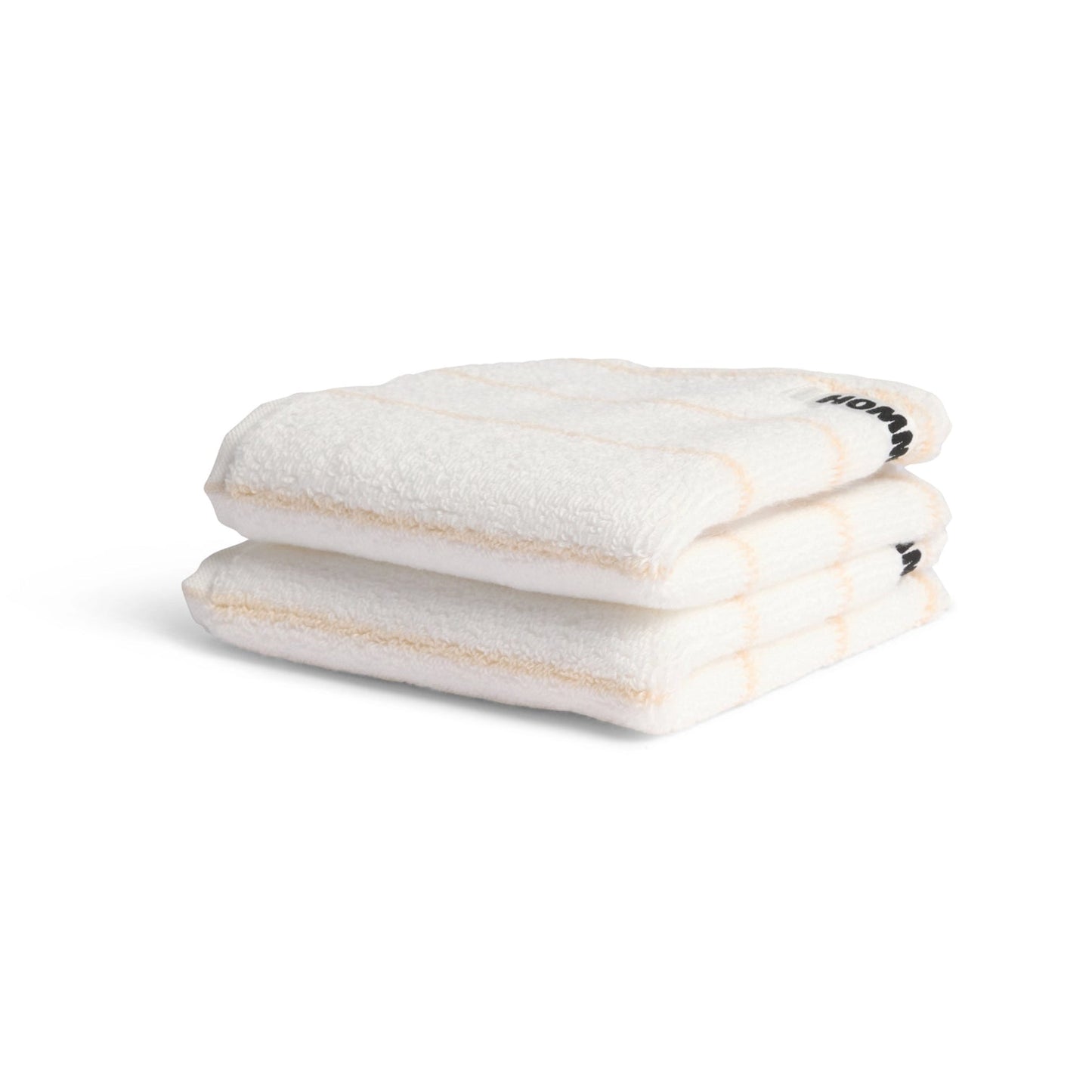 Hand Towel Pin Stripe Biscuit