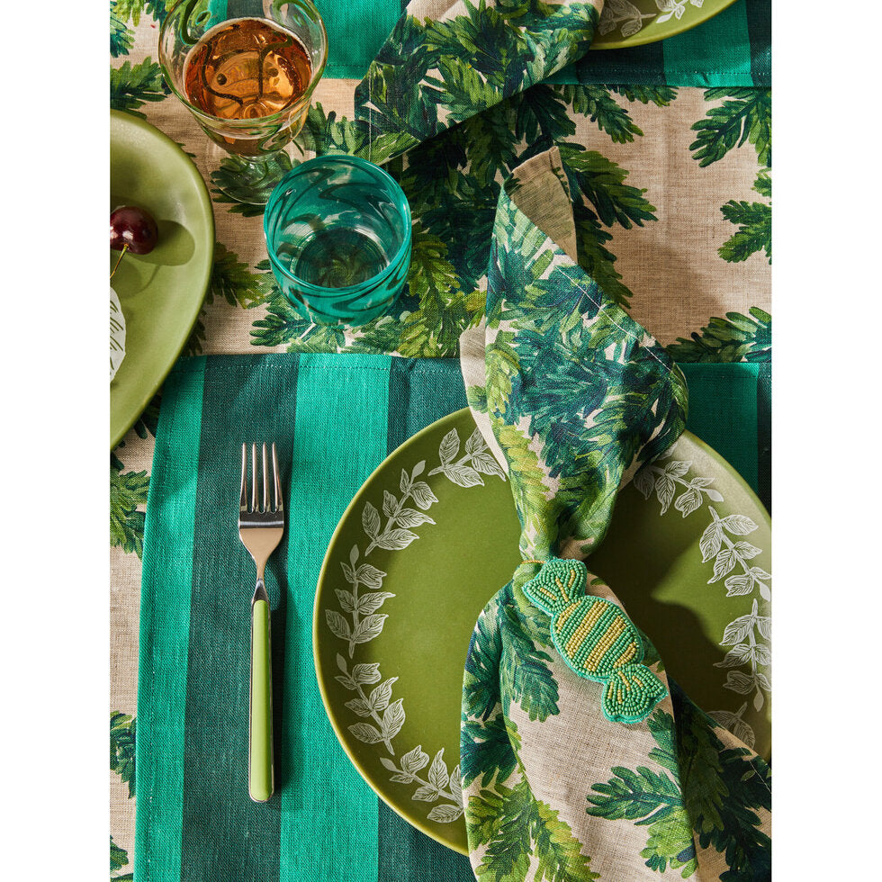 Bon Bon Green Beaded Christmas Decoration