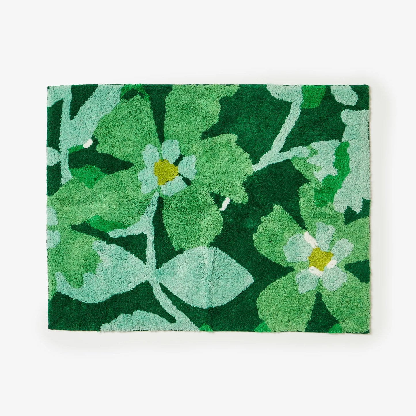 Cosmos Green Bath Mat