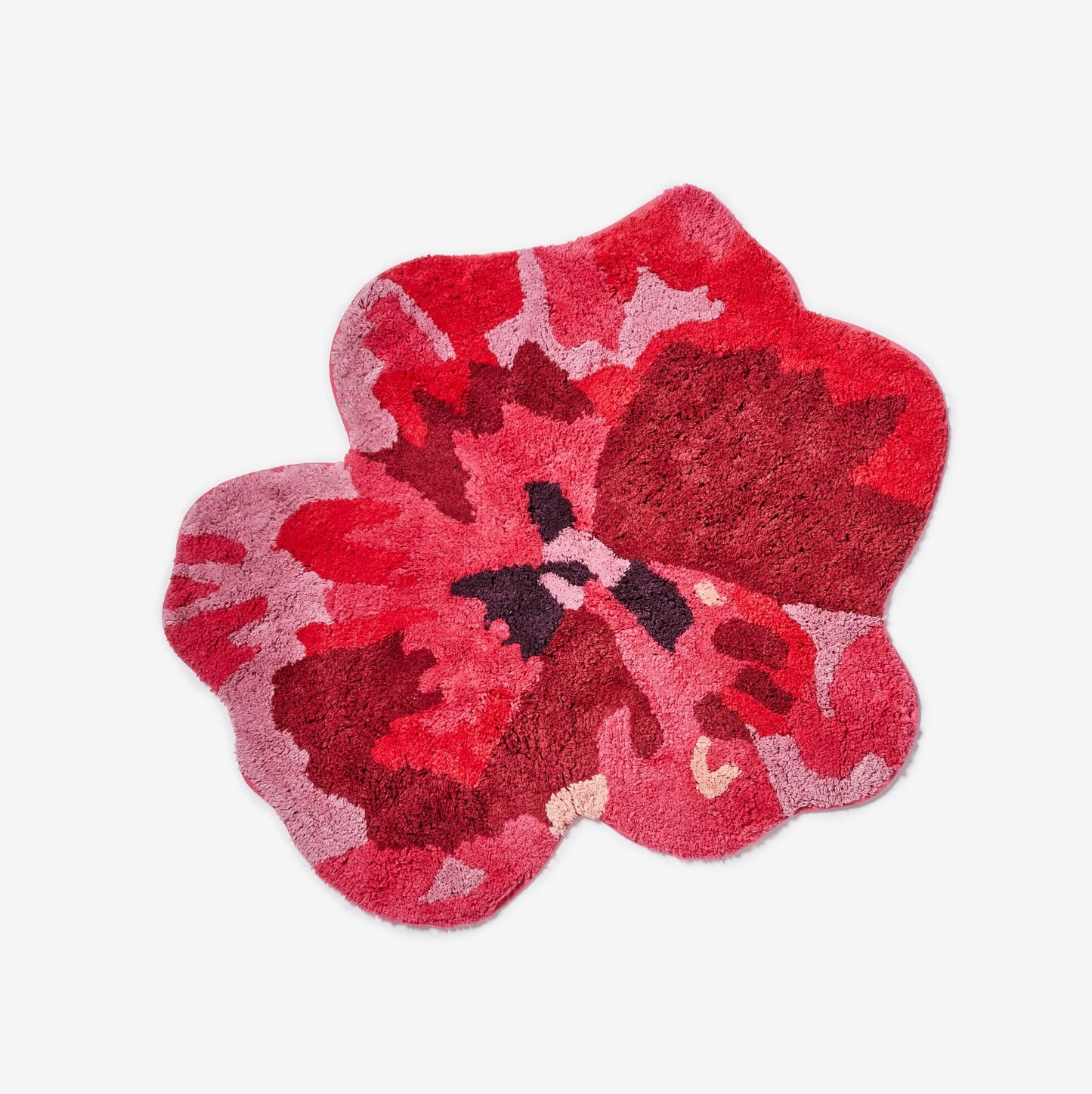 Pansy Pink Bath Mat
