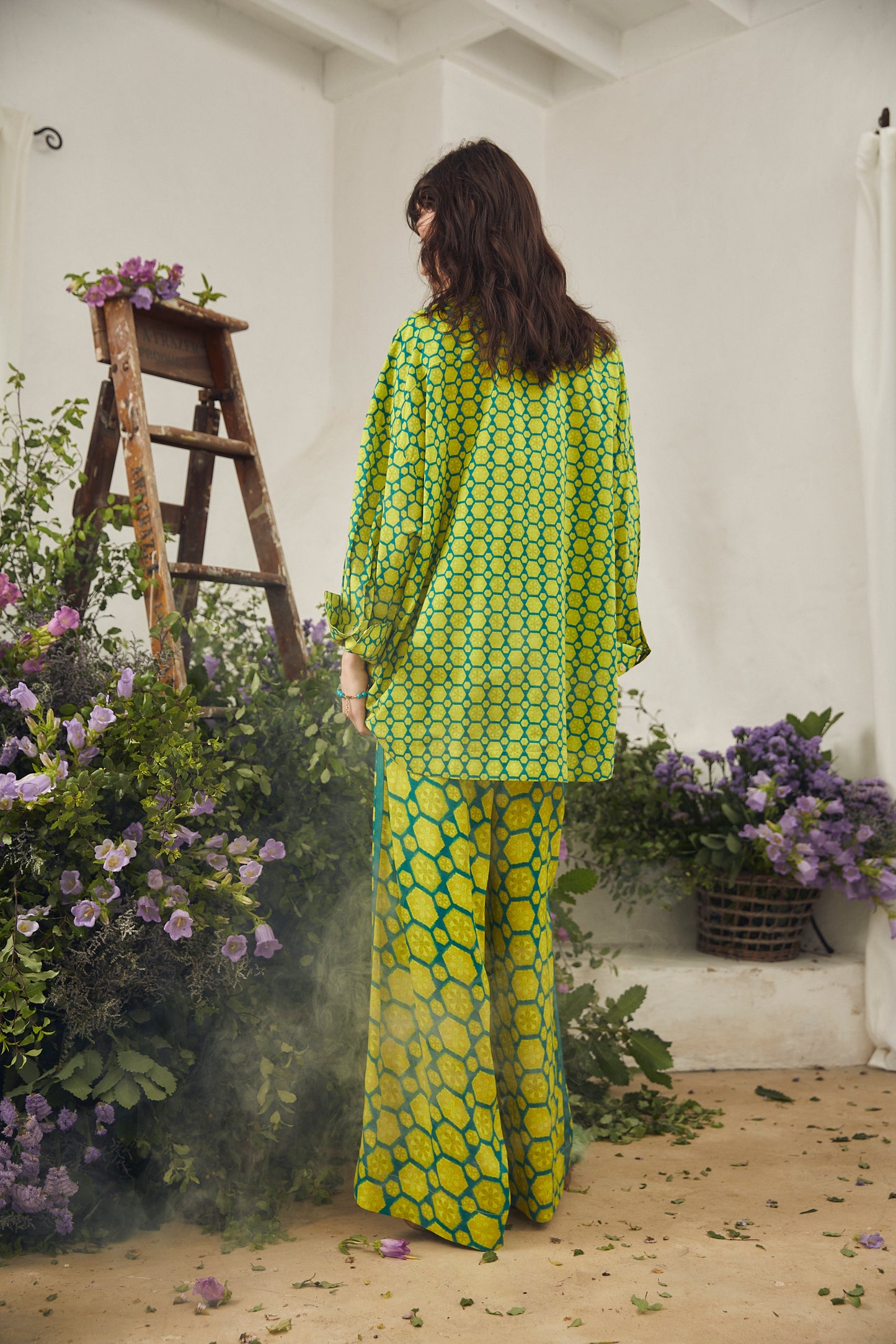 Oversized Shirt Honeycomb