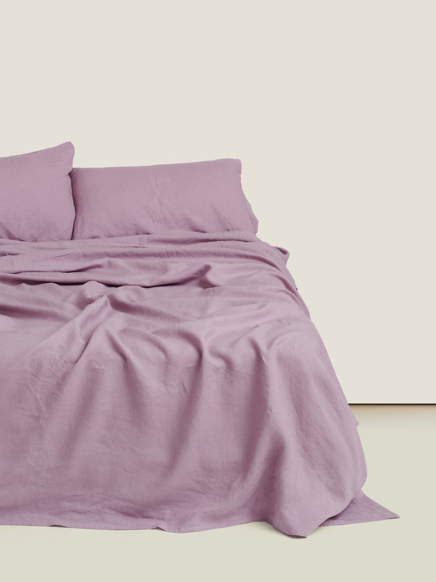 100% Linen Flat Sheet ~ Violet
