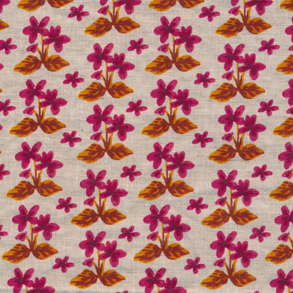 Buttercup Rust / Petit Madeline Pink Quilted Throw