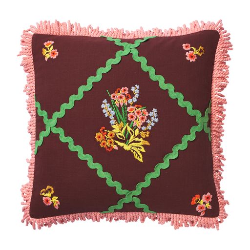 Rosalie Embroidered Cushion