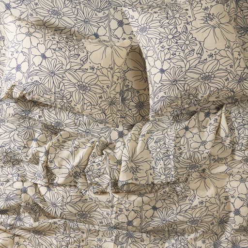 Antea Linen Fitted Sheet Chai
