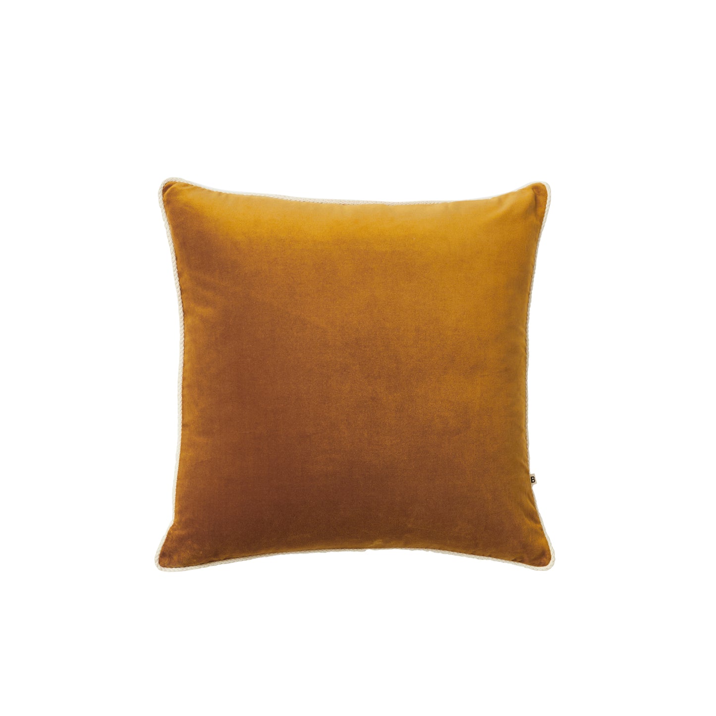 Velvet Pink Tan Cushion 50cm