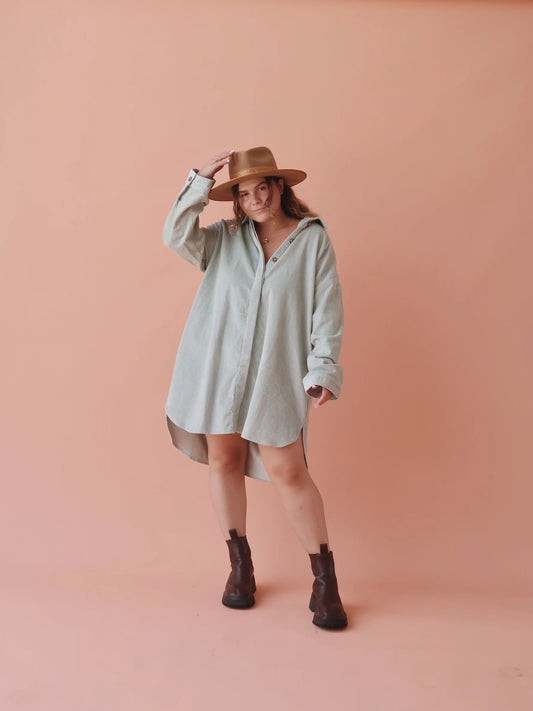 Tide Cord Jacket/Dress Sage