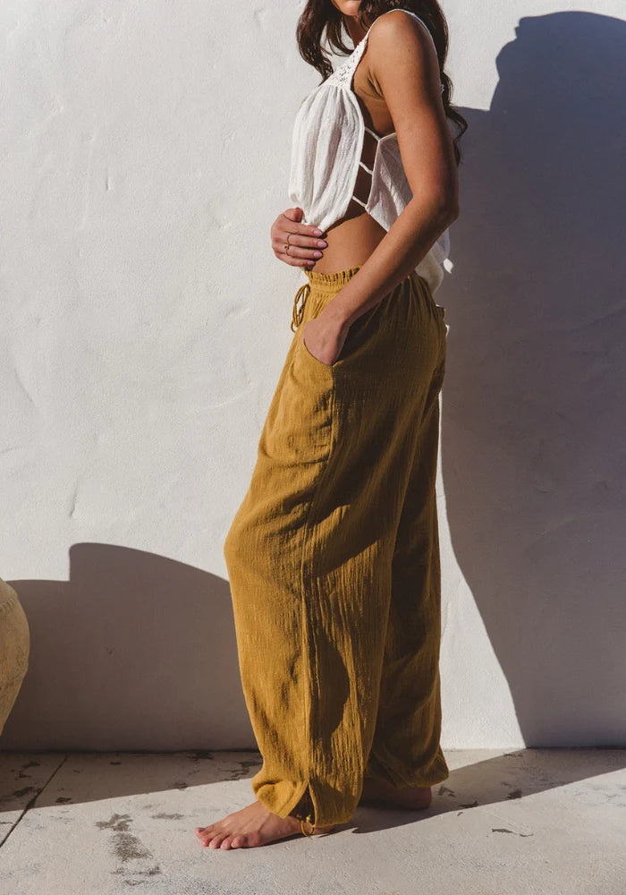 Cove Harem Pant ~ Golden