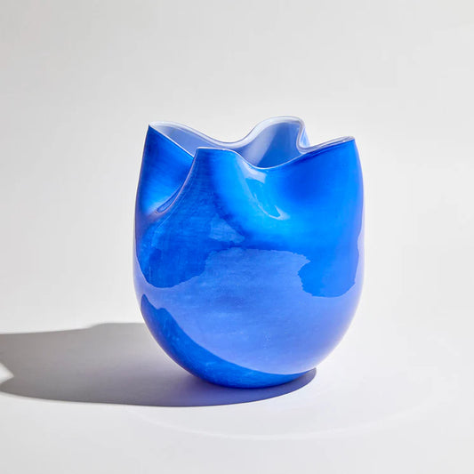 Cino Vase Frill Cobalt