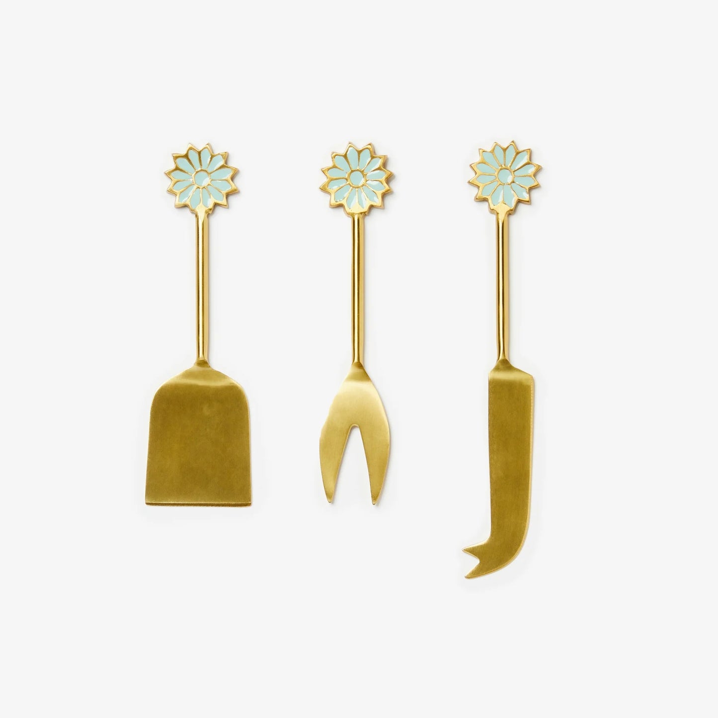Powder Blue Cheese Knife Set