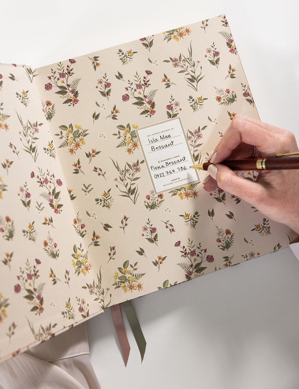 Heirloom Childhood Memory Journal ~ Dainty Blooms