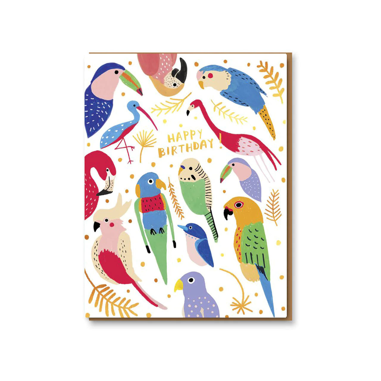 Tropical Birds Card