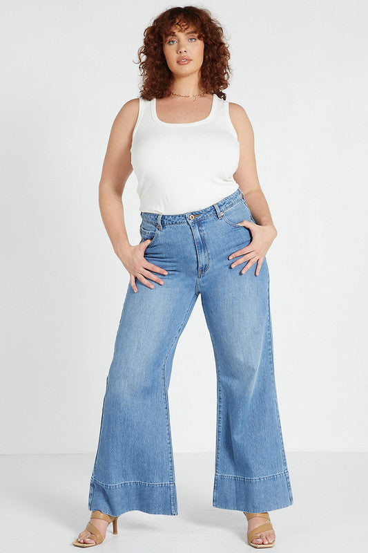 Flared Jean Light Blue