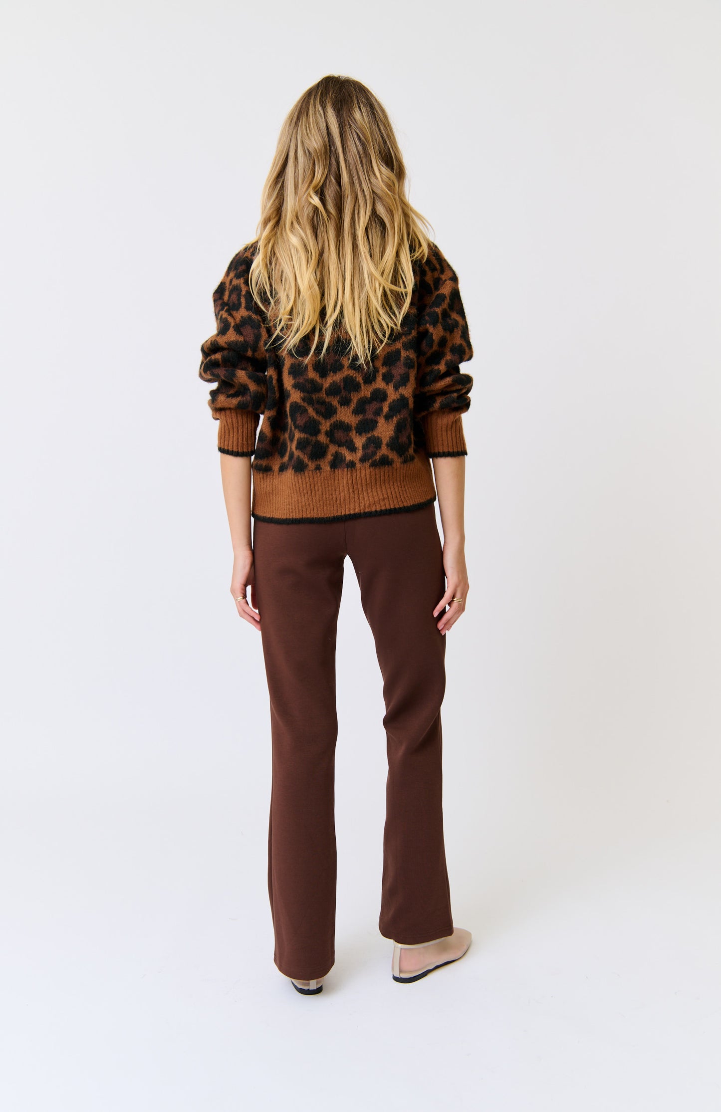 Leah Knit Cardi Coco Leopard