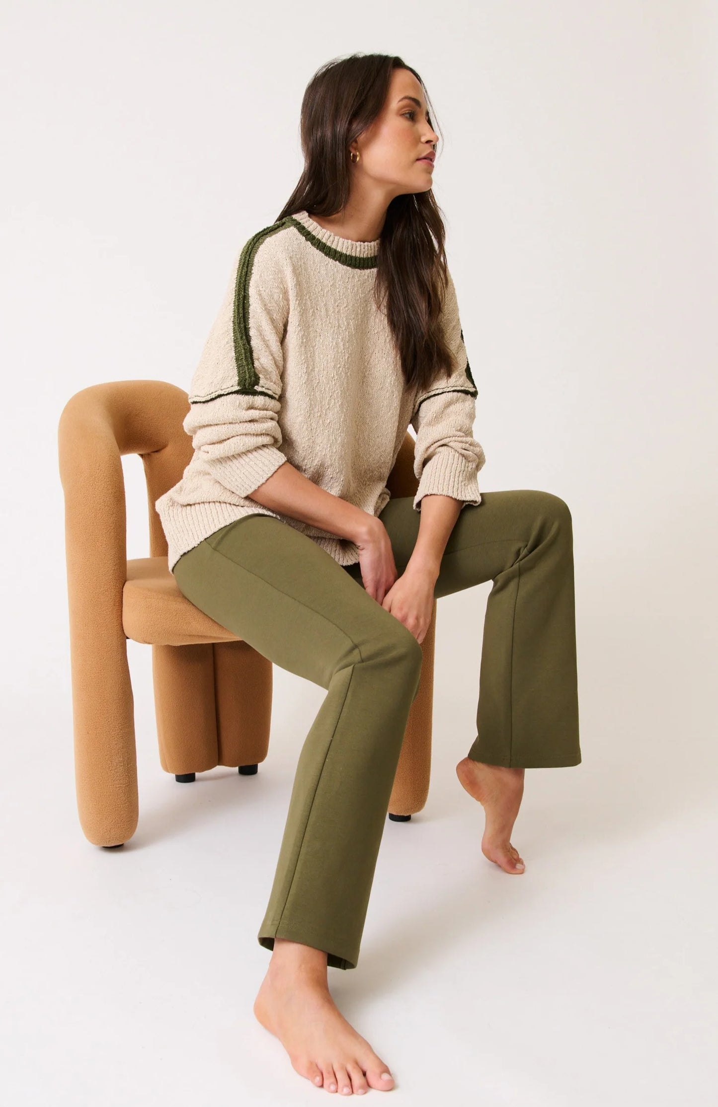 Maeve Knit Sweater Cream