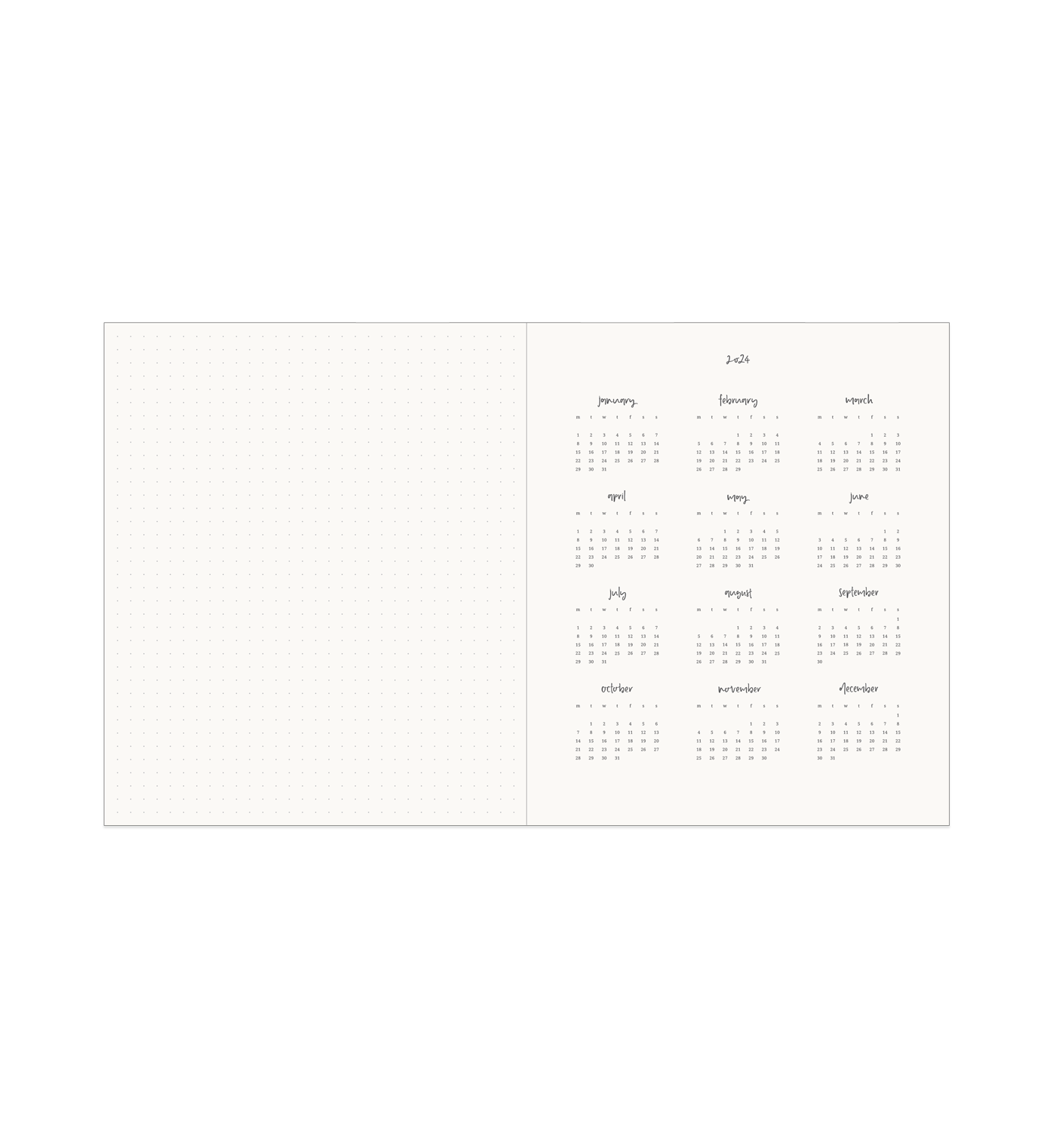2024 Signature Horizontal Weekly Planner Limoncello