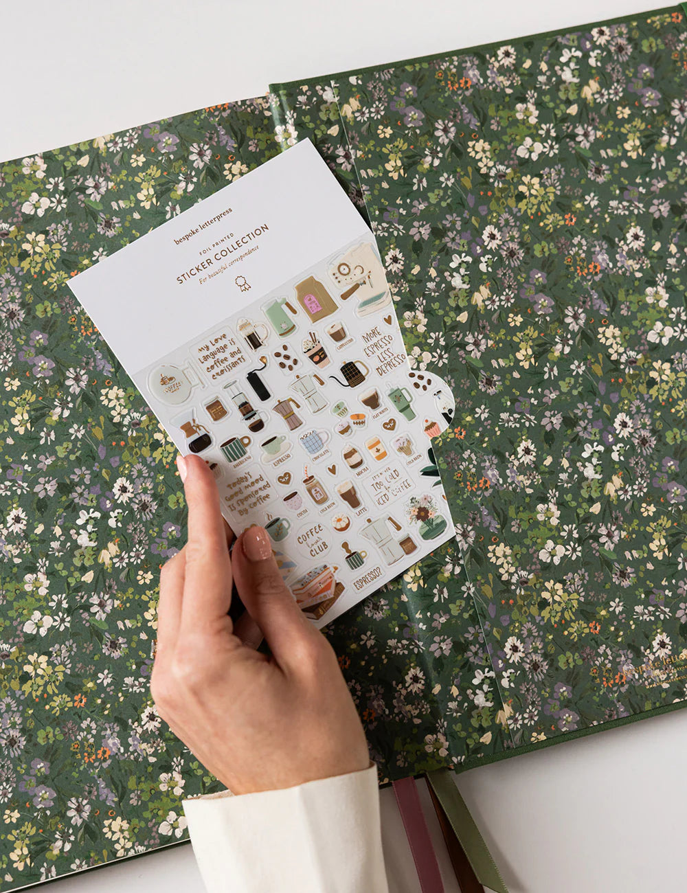 2026 Desktop A4 Linen Weekly Planner ~ Finch