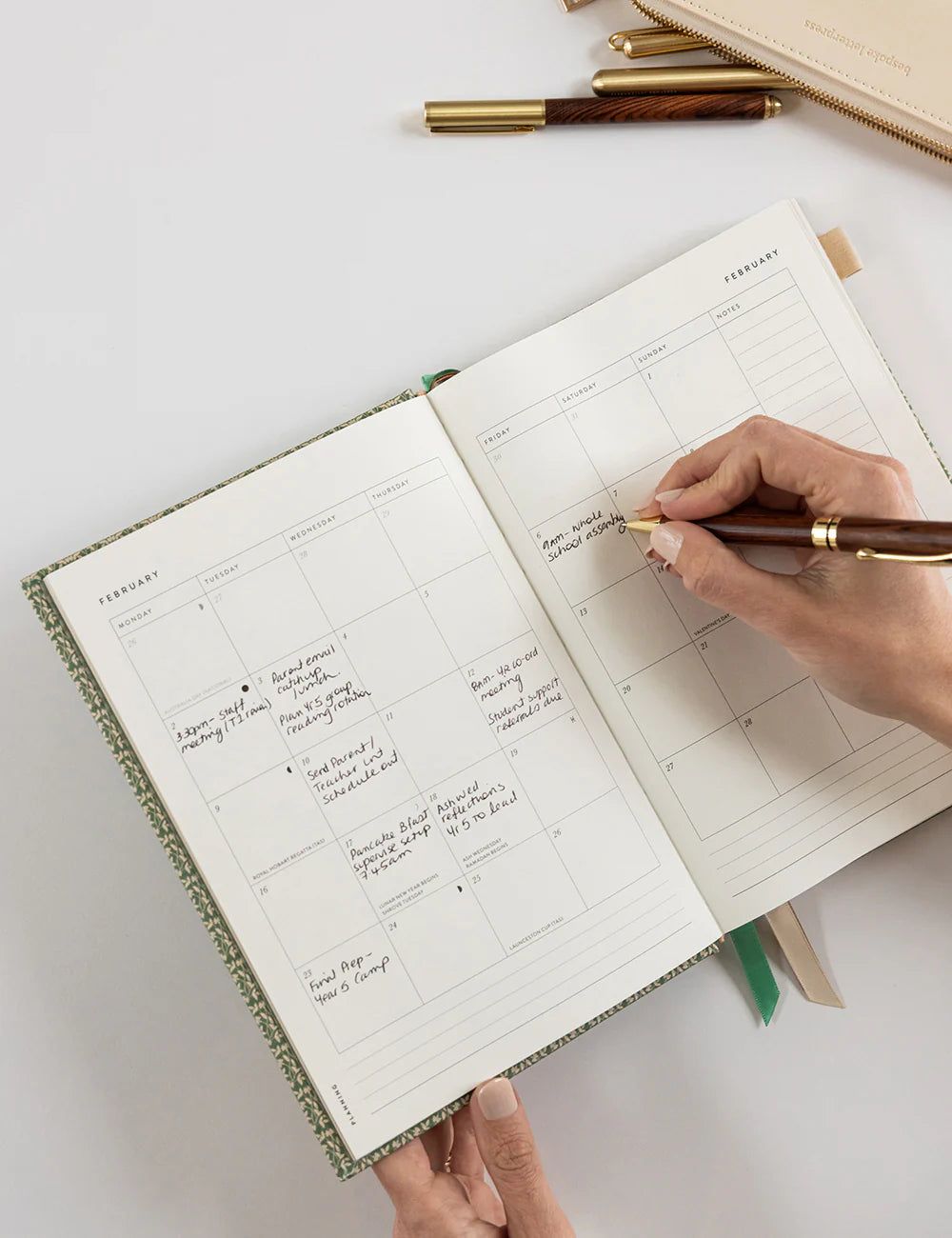 2026 Teacher's Desktop Planner ~ Finch Bramble