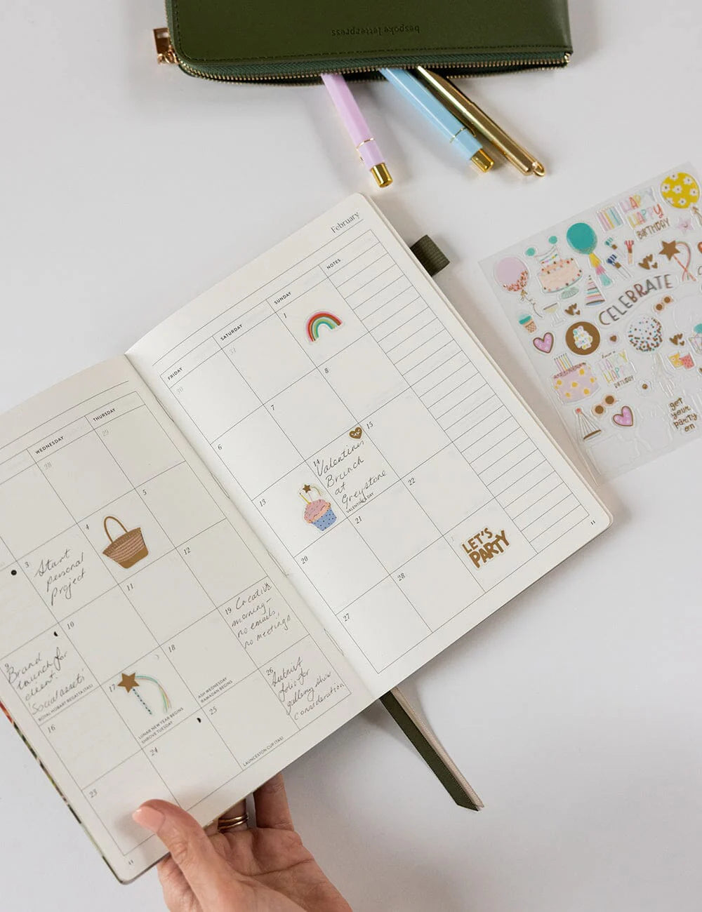 2026 Weekly Planner Notebook ~ Fairy Wren