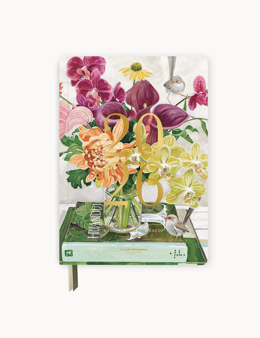 2026 Weekly Planner Notebook ~ Fairy Wren