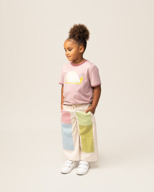 Wide Leg Pants | Patchwork