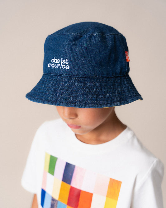 Reversible Bucket Hat Denim