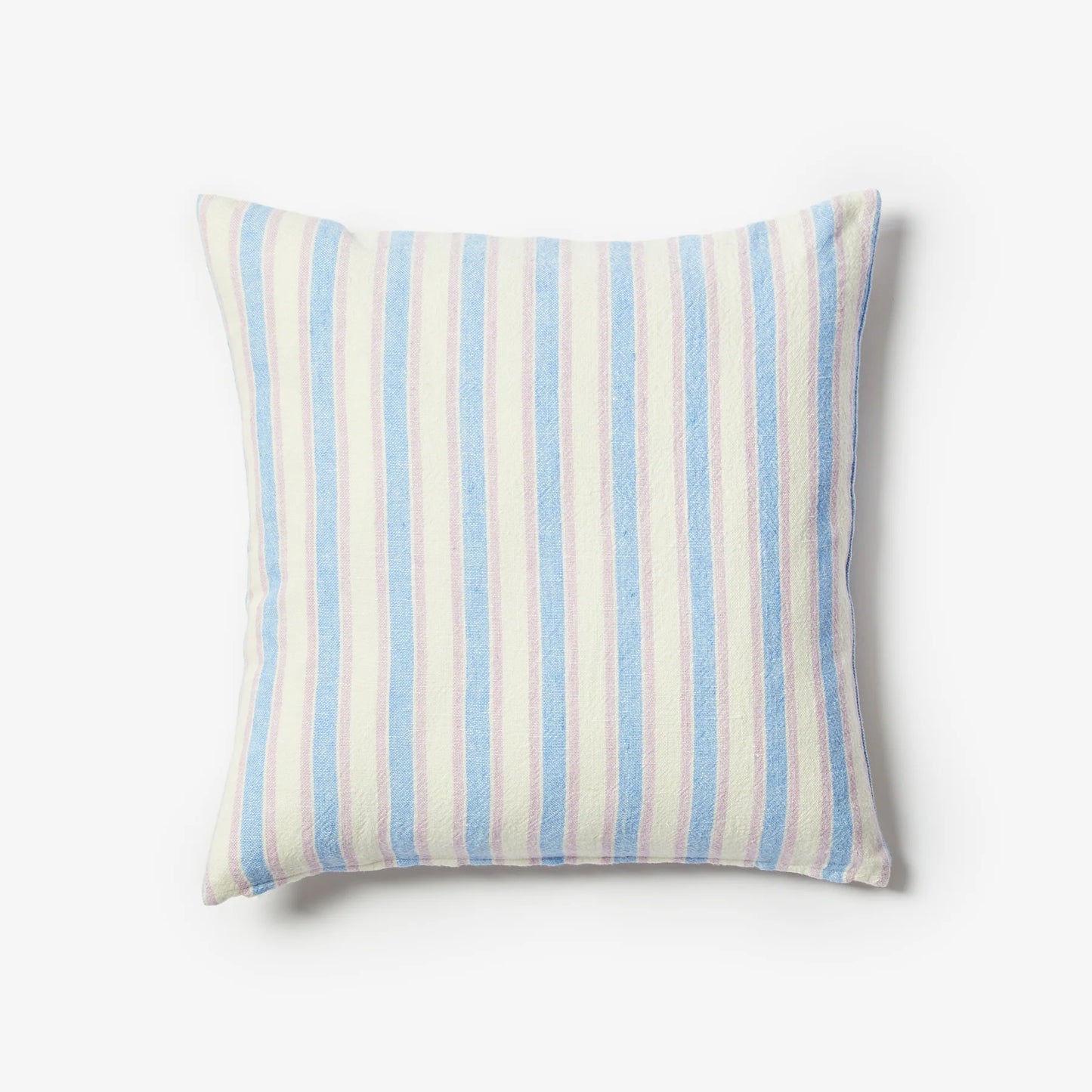 Linear Blue 50cm Linen Cushion