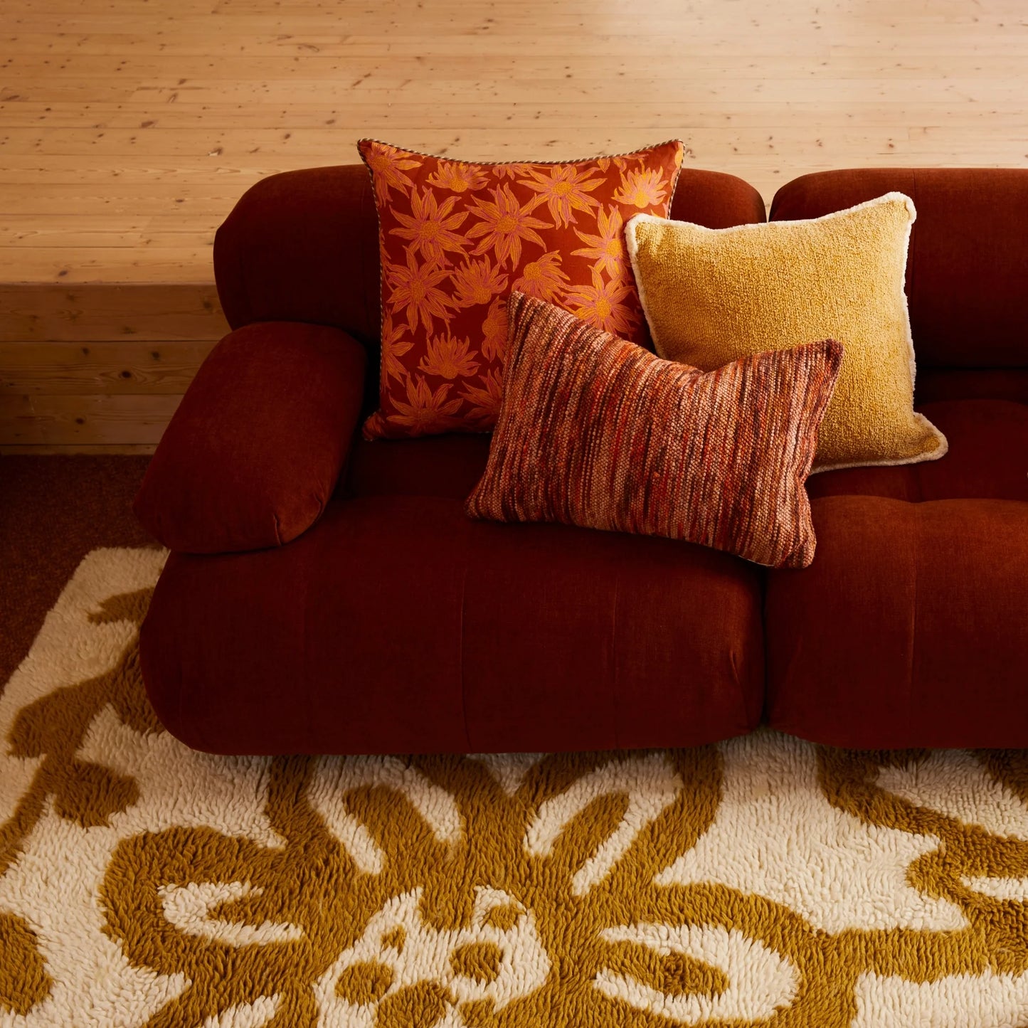 Grain Tan 50cm Cushion