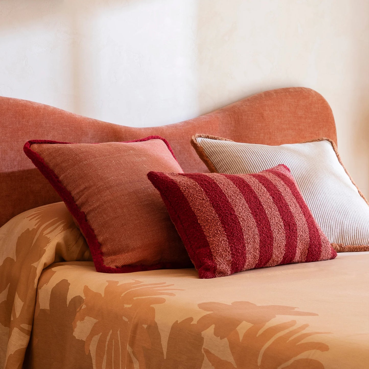 Nile Tan 60cm Cotton Cushion
