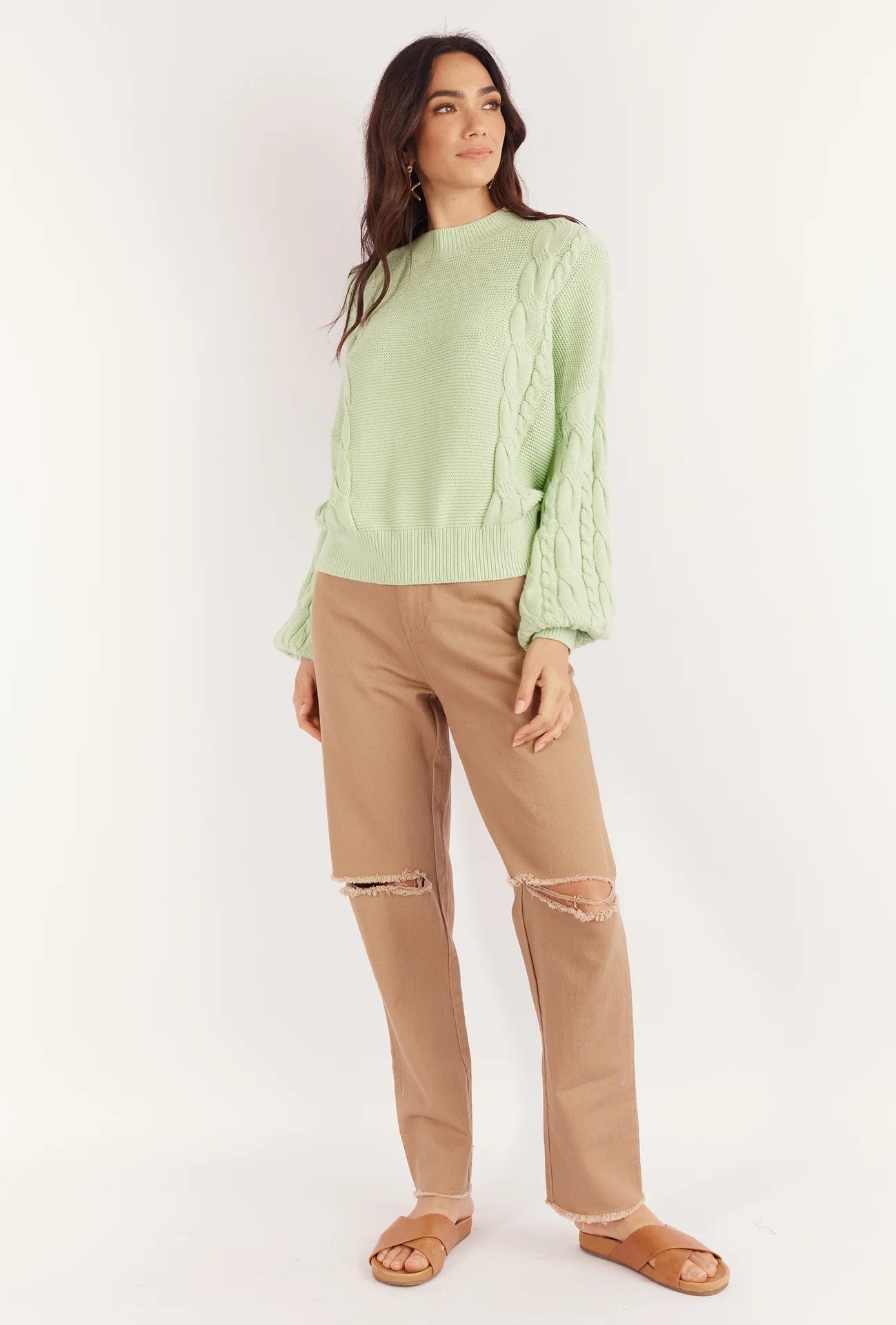 Keira Knit Seafoam Green