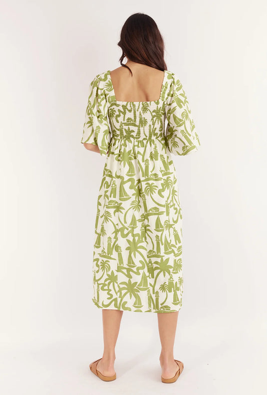 Dulce Midi Dress Lighthouse