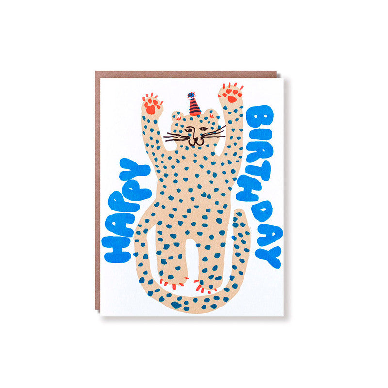 Party Cheetah Card