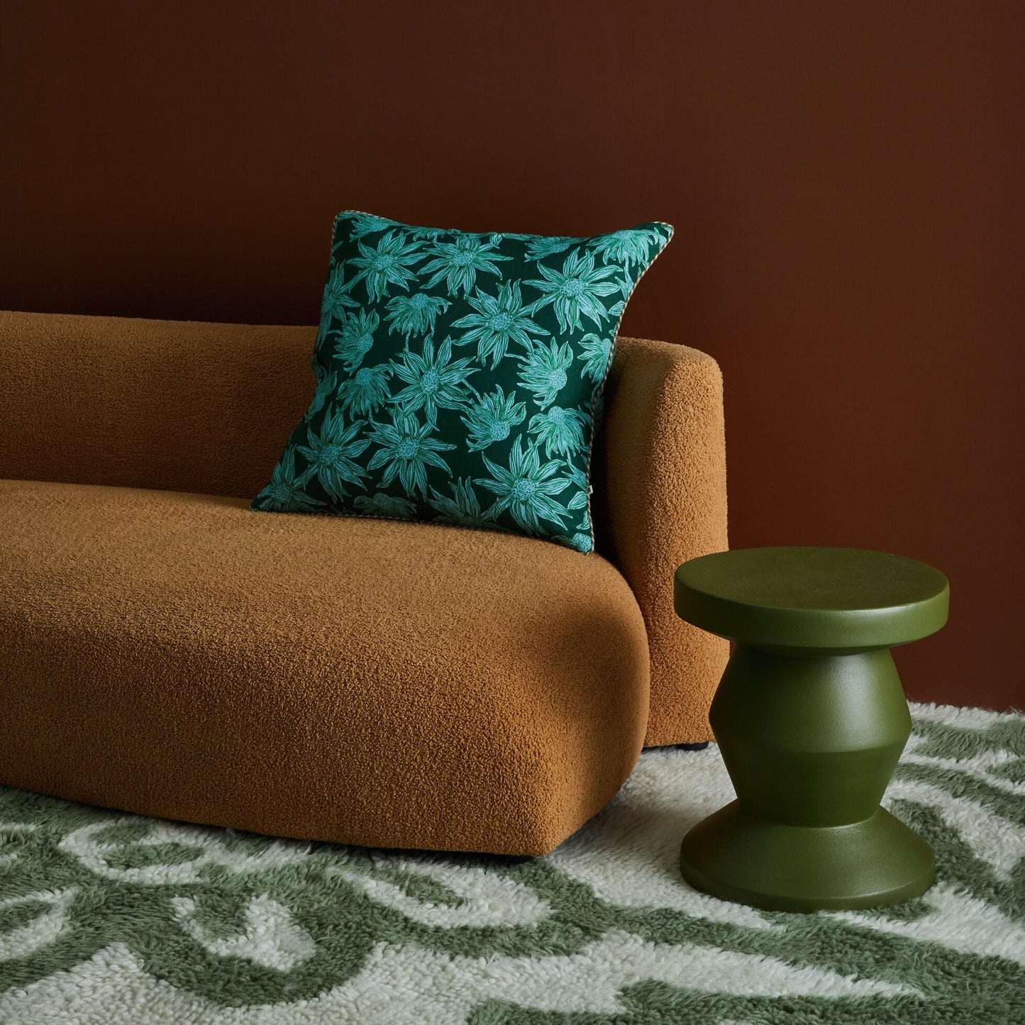 Flannel Flower Forest 60cm Cushion