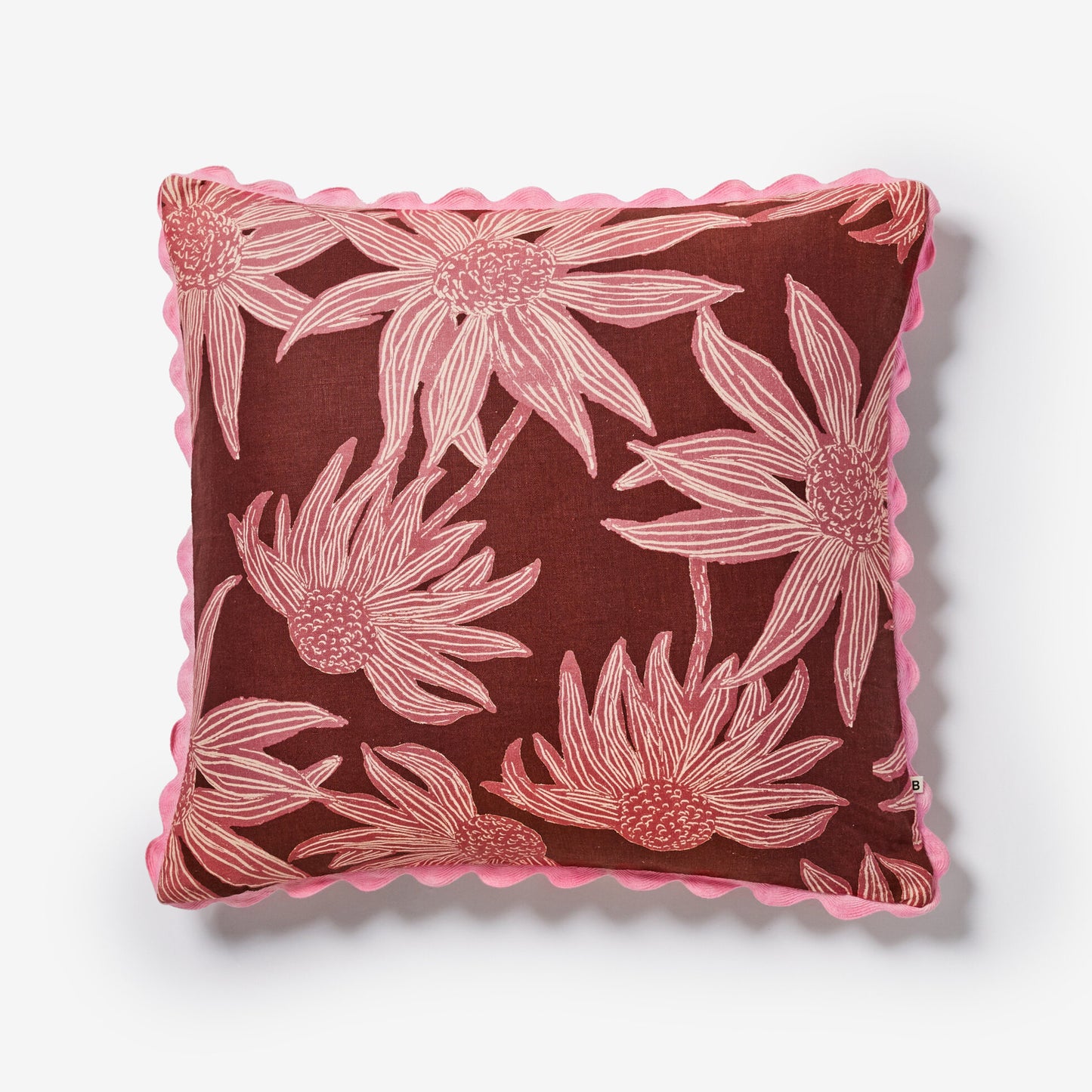 Fiore Burgundy 60cm Cushion