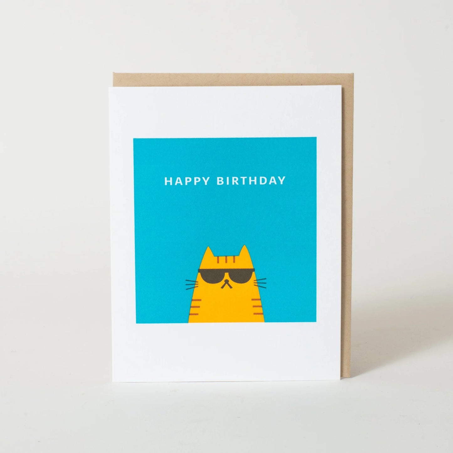 Bday Cool Cat Card