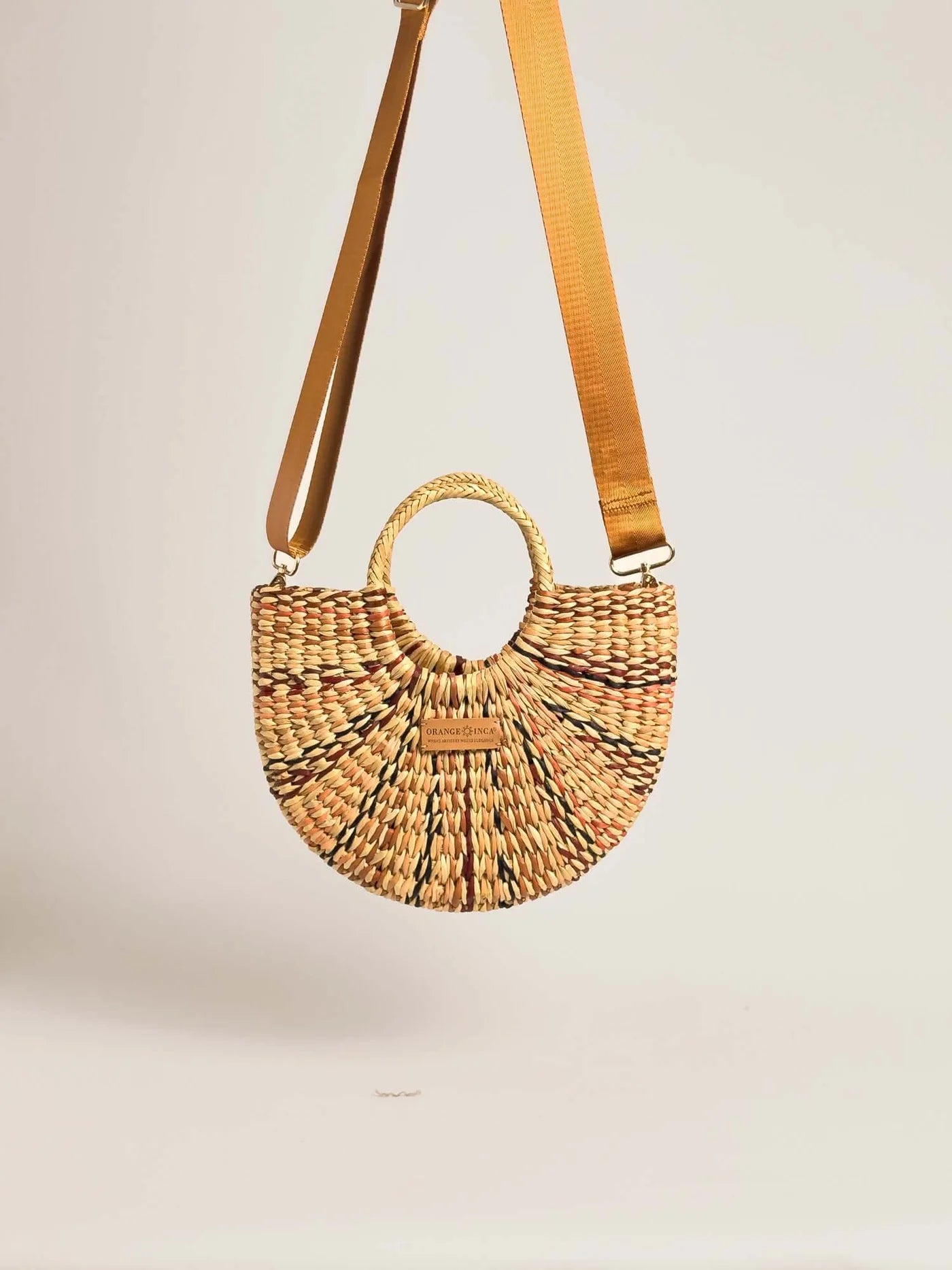 The Fiesta Crossbody - Marbled Browns and Natural