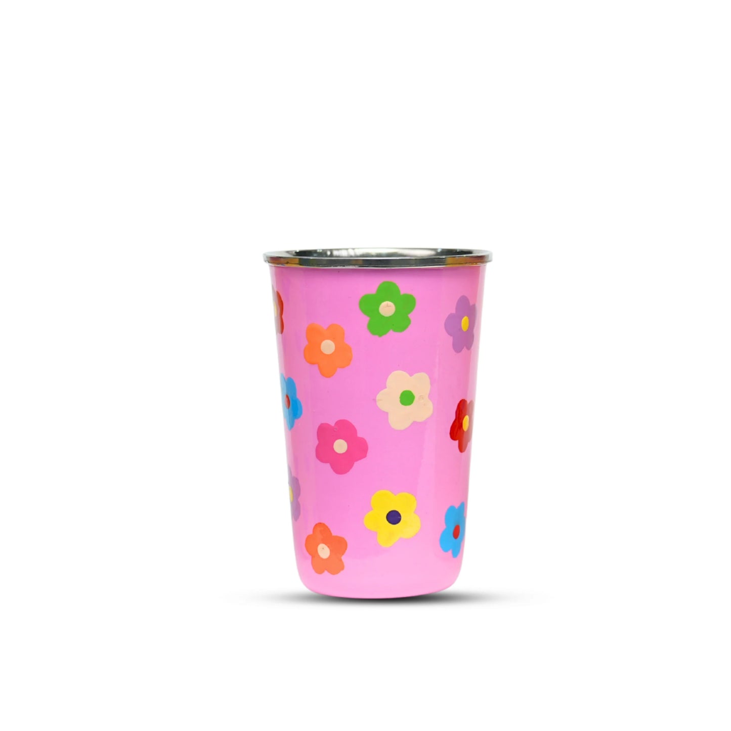Daisies Tumbler Large Pink