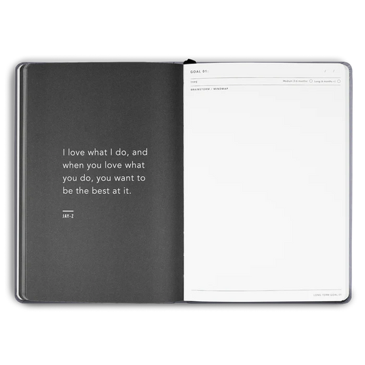 MiGoals Time Block Progress Journal - A5