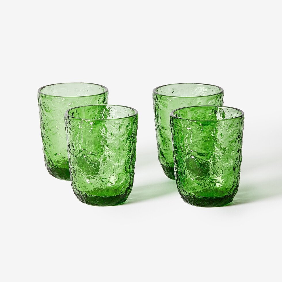 Gem Green Tumblers (set of 4)