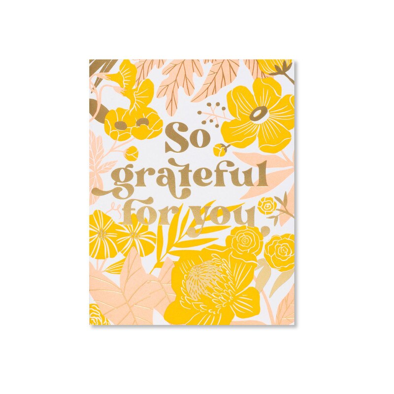 Thanks Floral Card