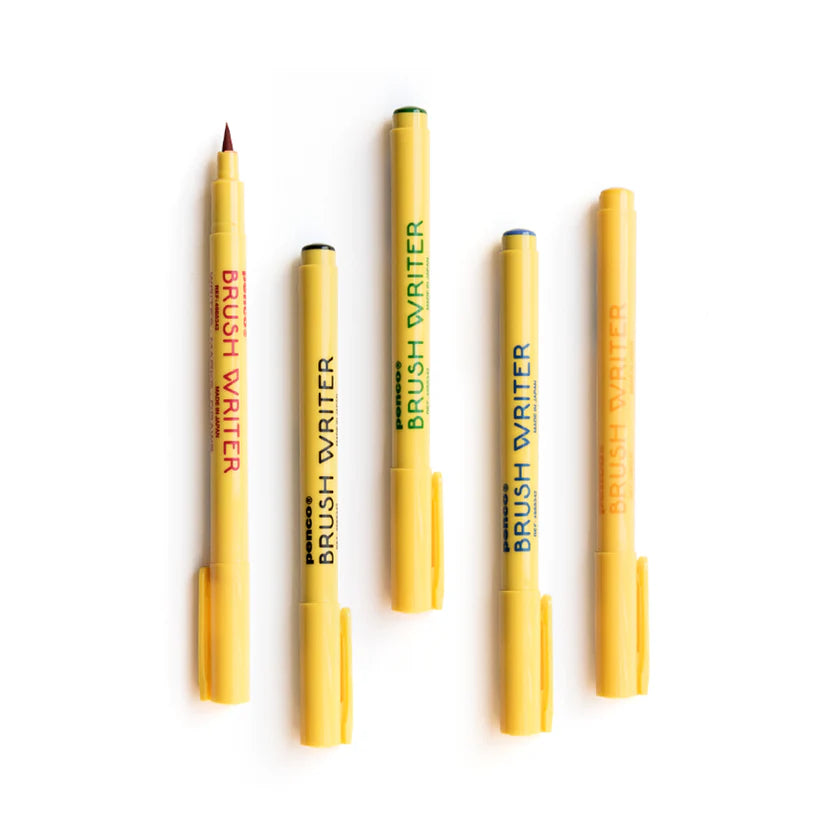 Brush Writer Pen Set of 5