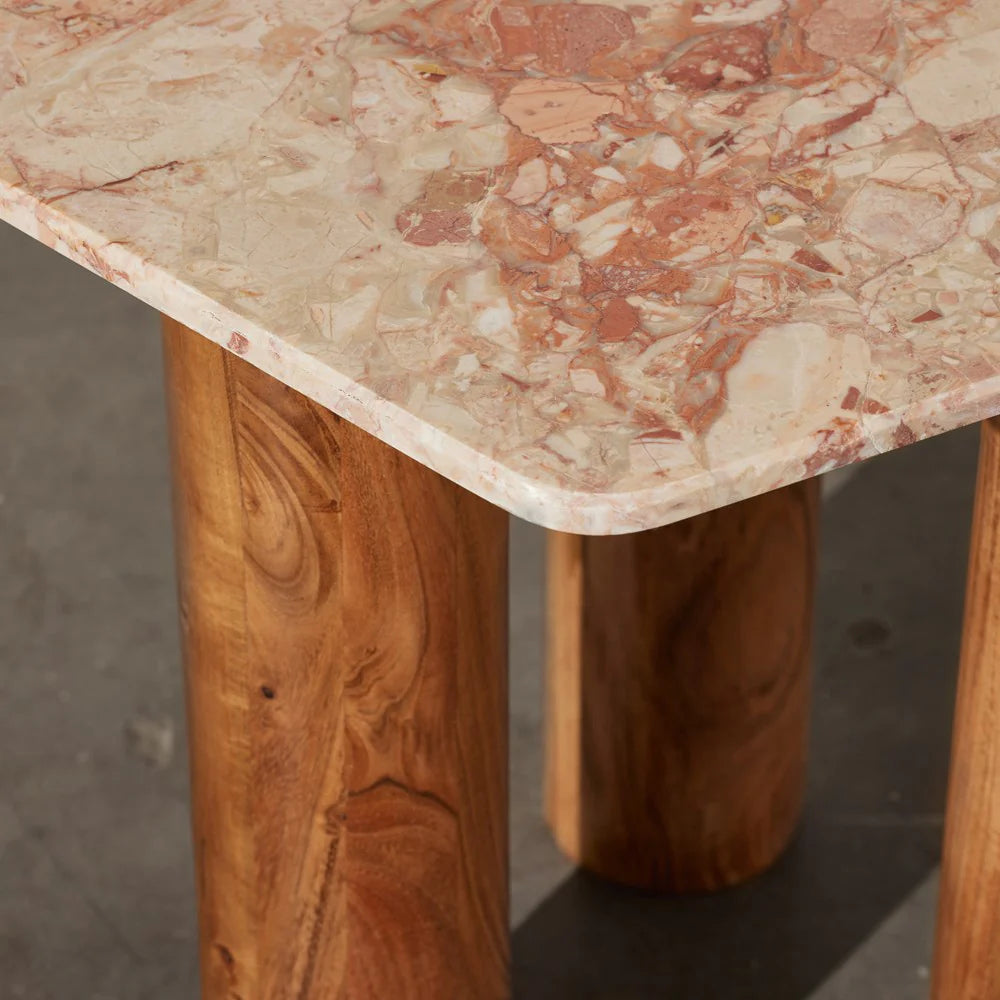 Waverly Table Pink Lagoon