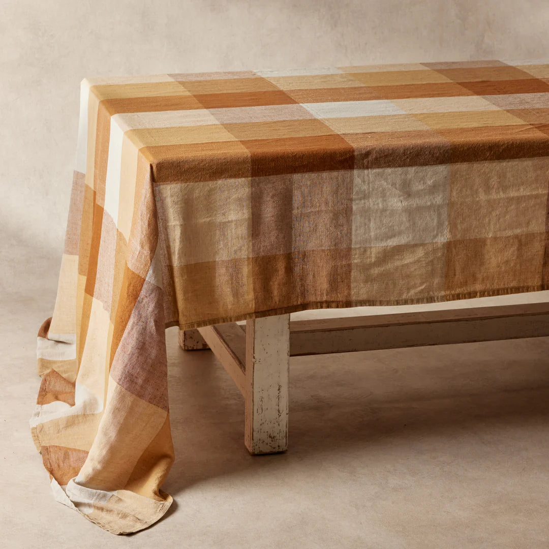 Harriet Tablecloth Marshmallow 160x260