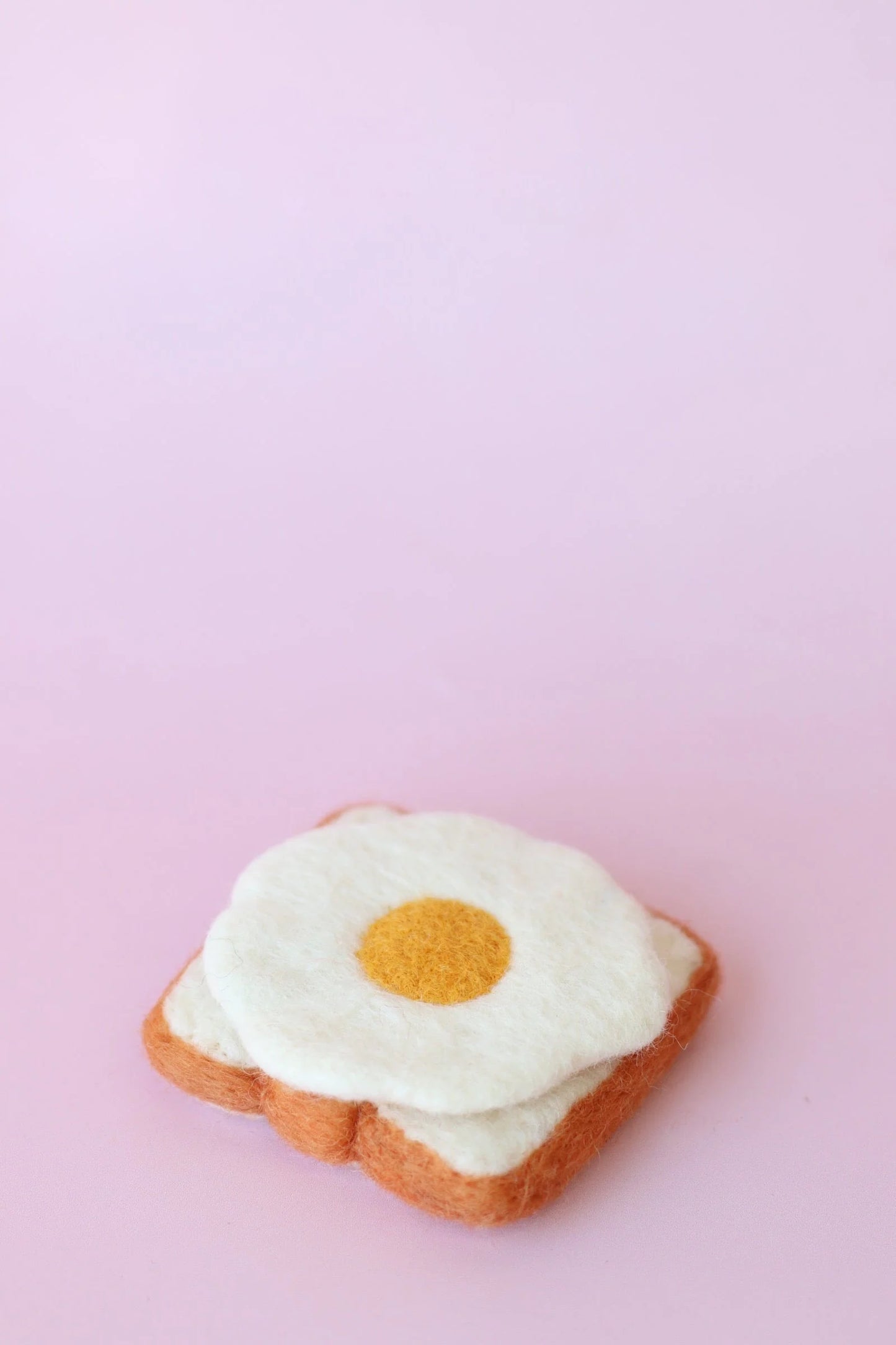 Felt Eggs on Toast
