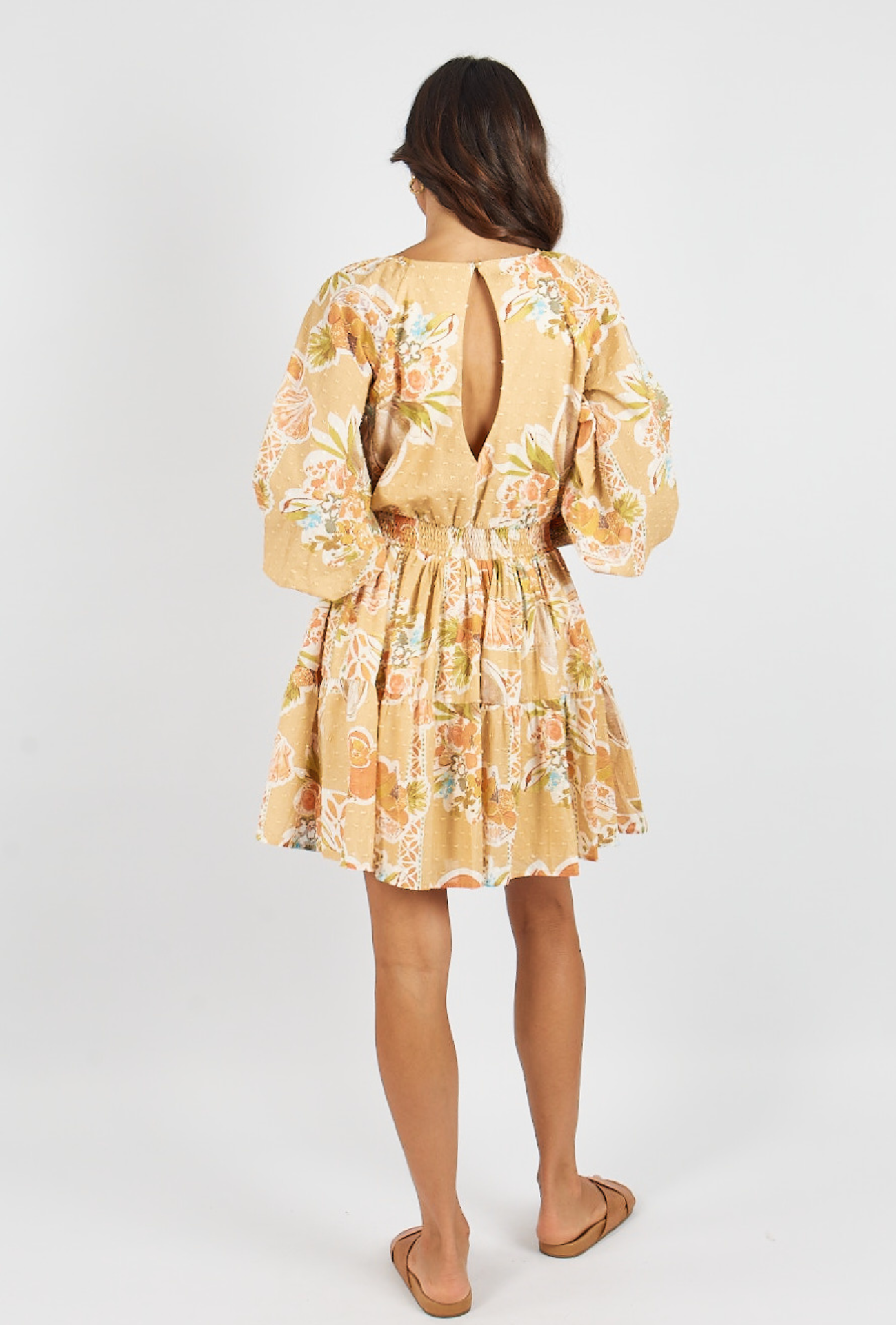 Cardenza Mini Dress Tropical Print