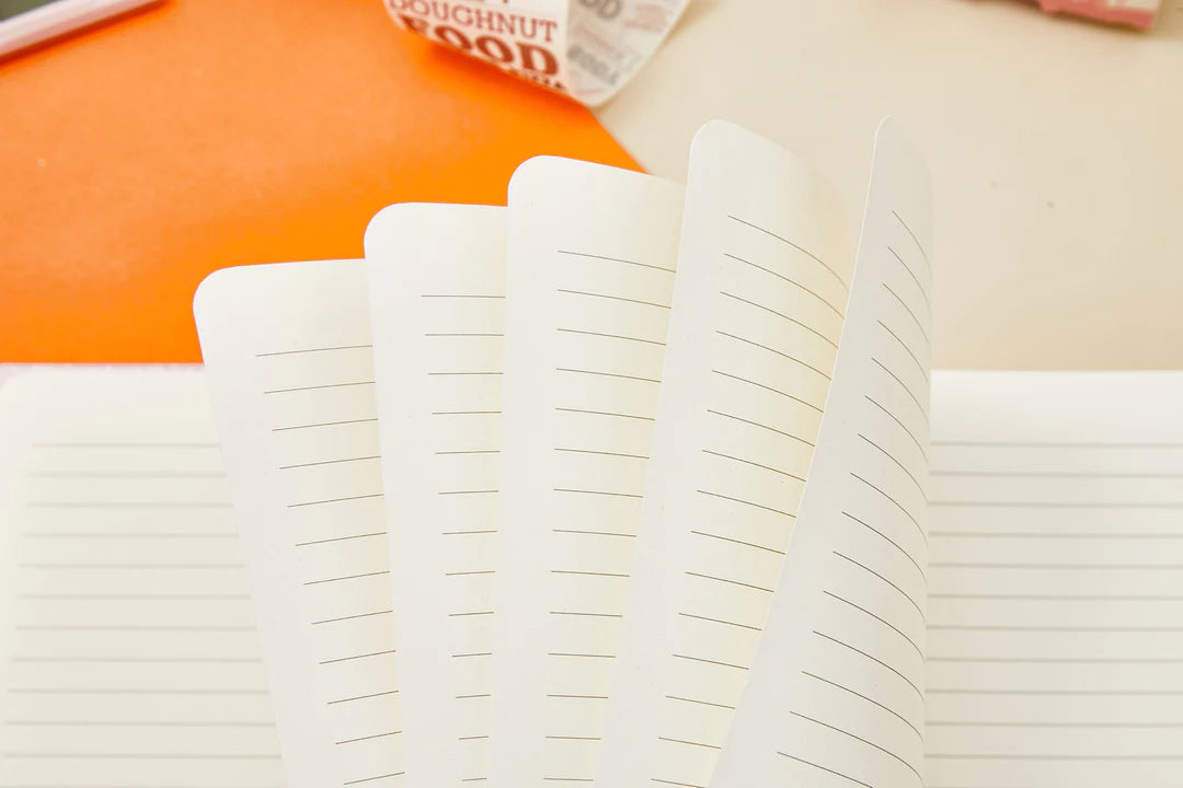 Sunshine Gingham Lined Wirebound Notebook