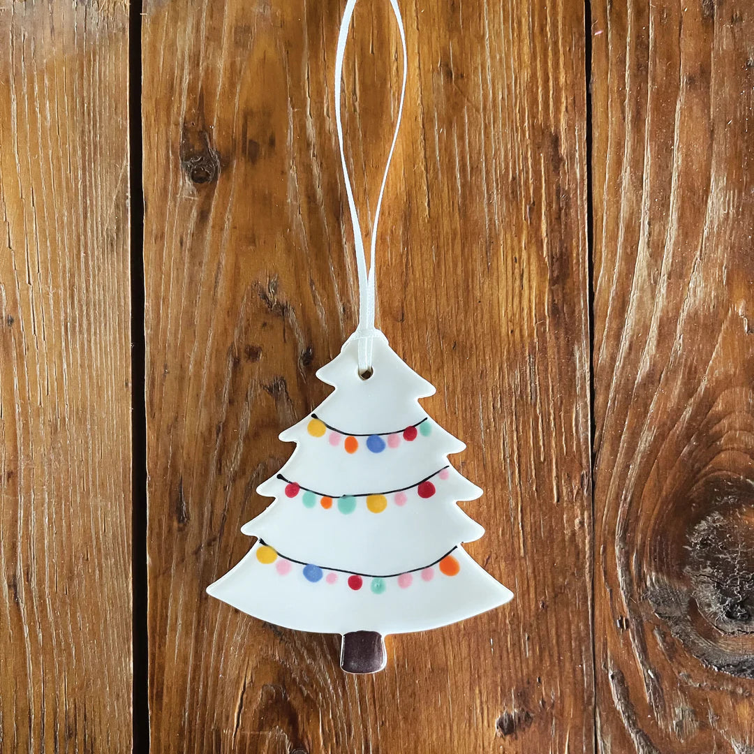 Ceramic Christmas Tree Ornament
